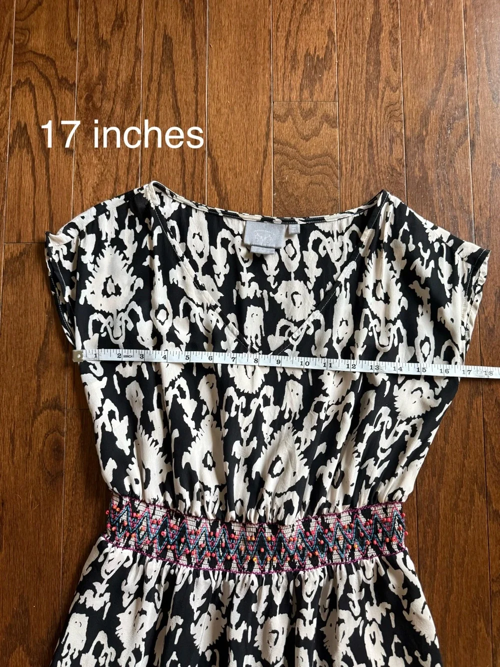 Anthropologie Vanessa Virginia 100% Silk Boho Print Maxi Dress size 2 US - Picture 7 of 11